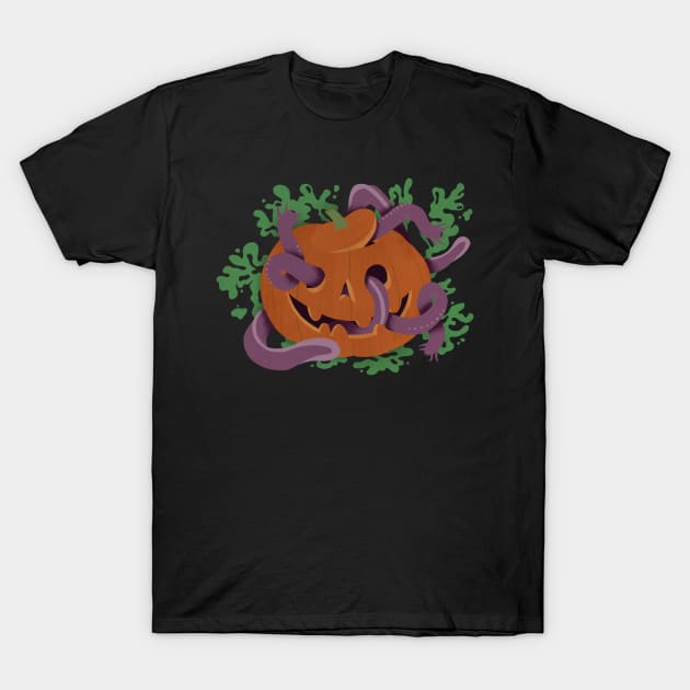 Hagfish Halloween T-Shirt by NoBonesNoProblem